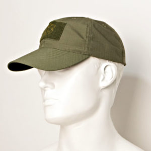Bars Olive Baseball Cap OD RipStop Velcro