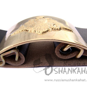 Russian Military Brass Buckle Eagle (Leather Belt Optional)