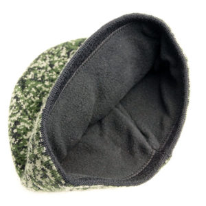 Winter Military Beanie Hat Black, Olive OD, Digital Flora Camo - Bars