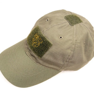 Bars Olive Baseball Cap OD RipStop Velcro