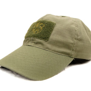 Bars Olive Baseball Cap OD RipStop Velcro