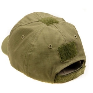 Bars Olive Baseball Cap OD RipStop Velcro