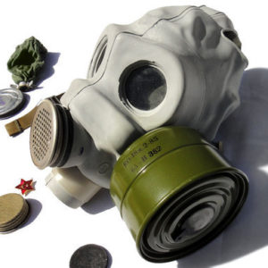 Soviet Russian Military Gas Mask PMG - Complete Kit
