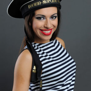 Russian Navy Sailor Uniform Visorless Hat Beskozyrka Black