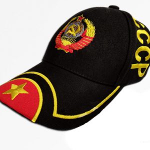 Russian Soviet CCCP Baseball Cap Black