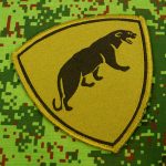 Russian Army Military Special Forces Spetsnaz Panther patch green