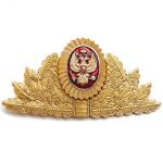 Russian Tax Police Uniform Hat Badge Eagle