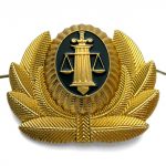 Russian Bailiffs Uniform Hat Badge