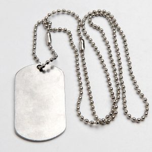 Russian FSB Stainless Steel Dog Tag with Chain