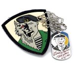 Russian Spetsnaz Werewolf Patch and Dog Tag Set