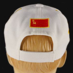 Russian Soviet CCCP USSR Baseball Cap White
