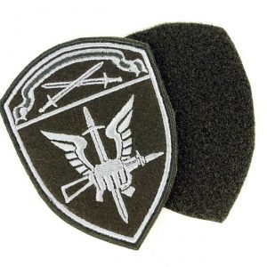 New Russian Spetsnaz Guards Ak, Fist Patch - Black, Velcro