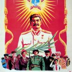 Long live our dear stalin - Soviet Russian Propaganda Poster