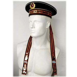 Russian Navy Sailor Visorless Hat St. George's Ribbon