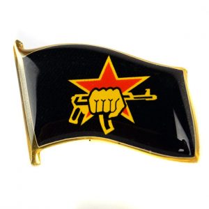 Russian Spetsnaz Badge Ak-47 Fist Logo Flag