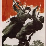 Will not give up the attainments of October! - Soviet Russian Propaganda Poster