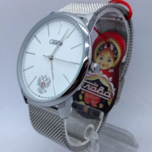 Russian wrist watch  quartz Slava white