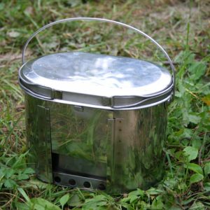 Compact Stainless Steel Bowl Pot 2.2L (74 oz)