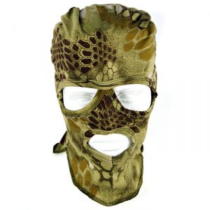 Military Face Mask 3 Hole Balaclava Python Camo