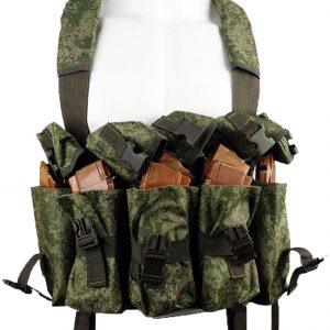 Russian Military Tactical Vest AK "Beetle" Digital Flora Camo / Olive