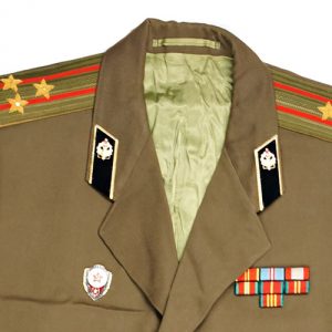 Soviet Russian Army Officer Uniform Suit Jacket, Pants - Genuine Used
