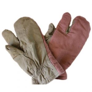 Russian Army Winter Mittens Soviet 3 Finger Gloves