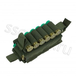 SSO MOLLE Pouch for 12 Rounds Shells Slugs 12 Gauge Olive