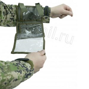 Arm Sleeve Velcro Pocket Map Case Documets Pouch Bag SSO SPOSN