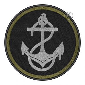 Russian Military Marines Sleeve Patch Anchor