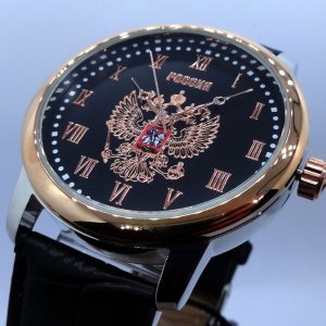 Russian wrist watch "RUSSIA" with double-headed eagle "North" #2