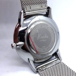 Russian wrist watch quartz Slava black