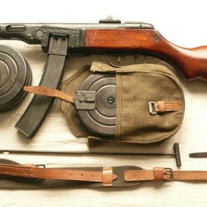 PPSH-41 Machine Gun Drum Mag Pouch Case WW2