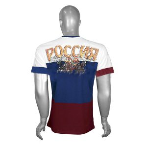 Russian Bear Flag Balalaika Funny T-Shirt