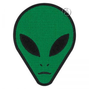 Alien Logo Patch Green / White