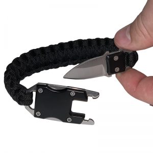 Paracord Bracelet With Knife