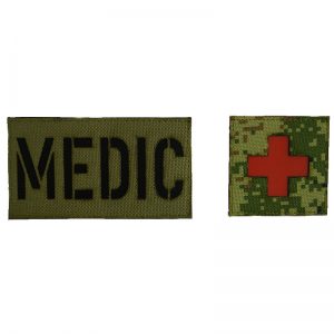 Medical Service Patch Subdued Velcro