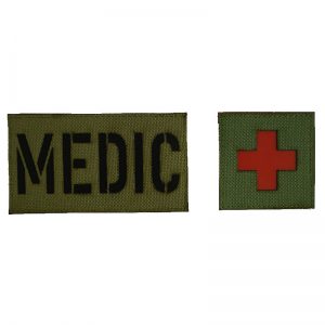 Medical Service Patch Subdued Velcro