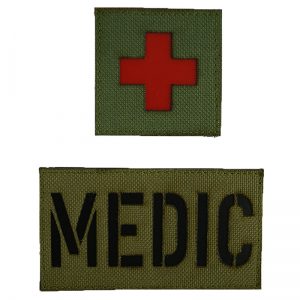 Medical Service Patch Subdued Velcro