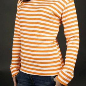 Telnyashka Orange Striped Shirt
