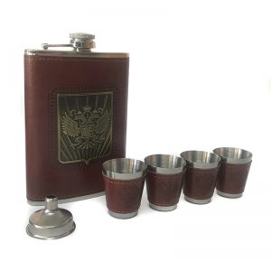 Russian Flask Gift Set